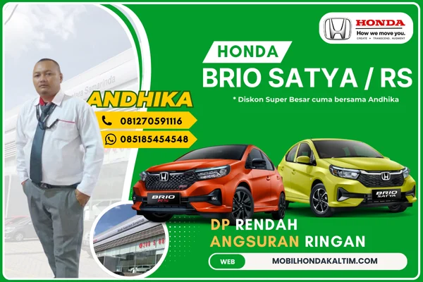 honda brio samarinda - dealer honda nusantara samarinda
